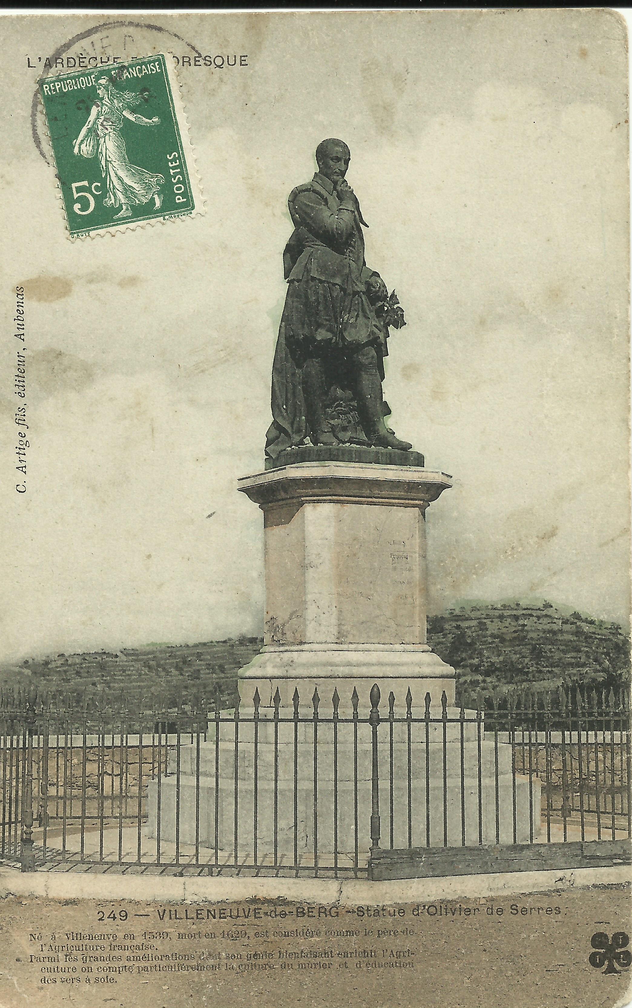 Statue Villeneuve de Berg