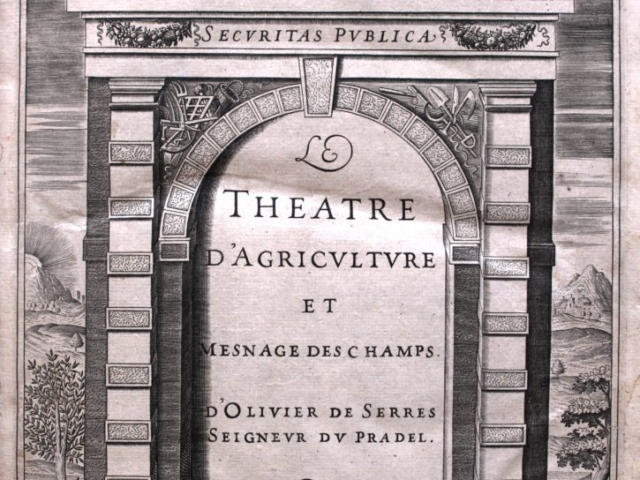 Frontispice de la 1ère édition du Théâtre 1600
